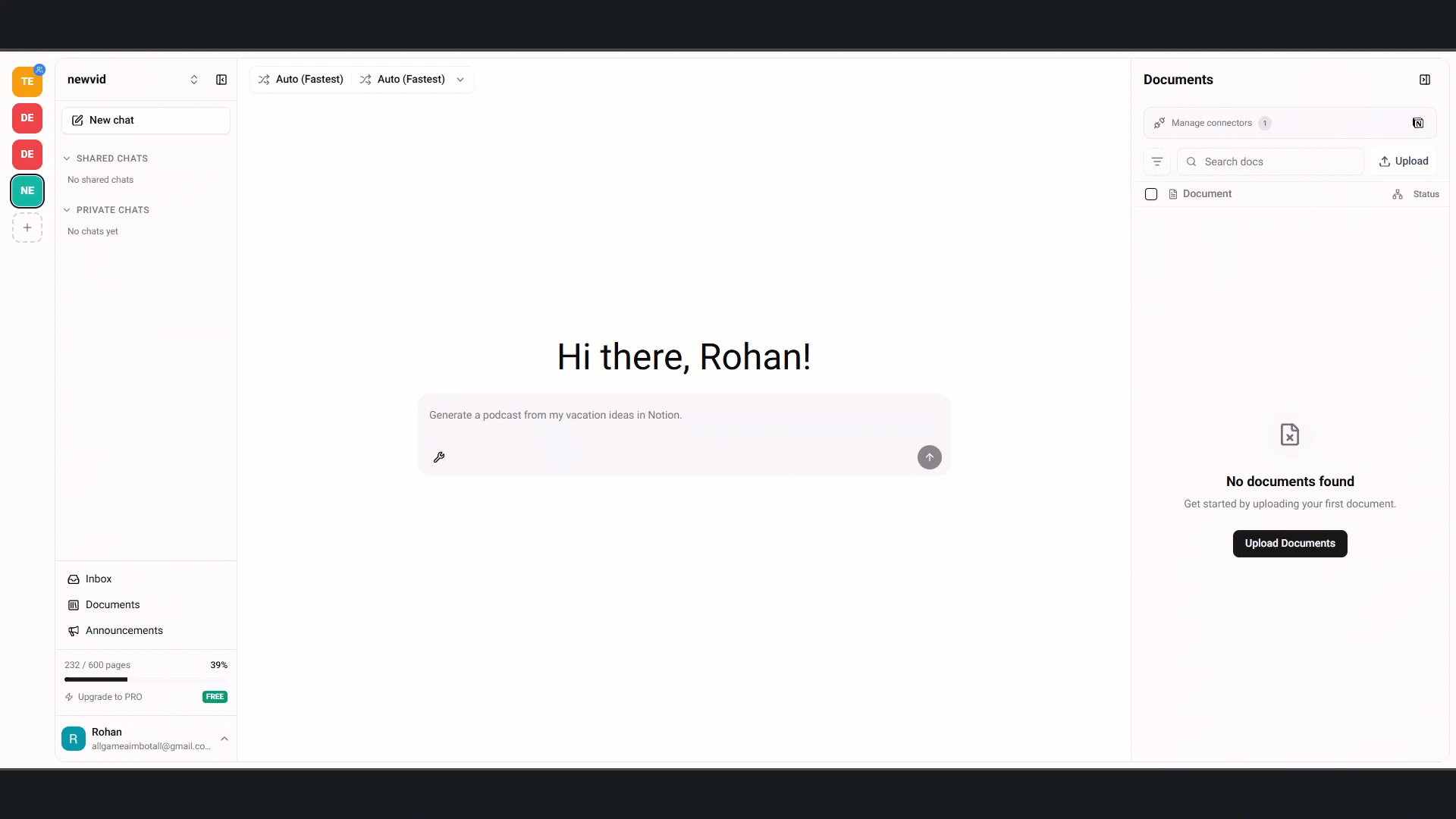 Upload Documents