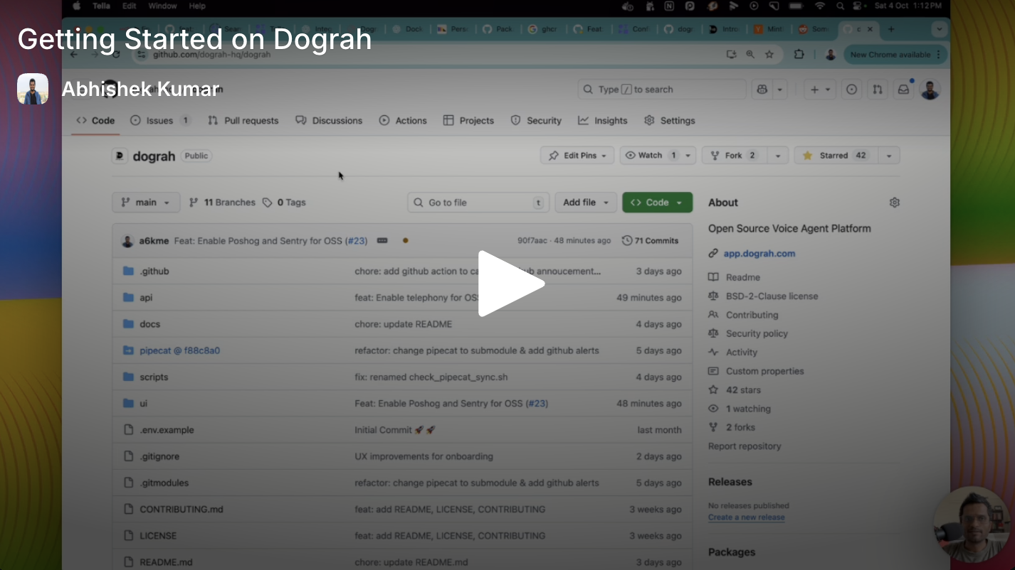 Watch Dograh AI Demo Video